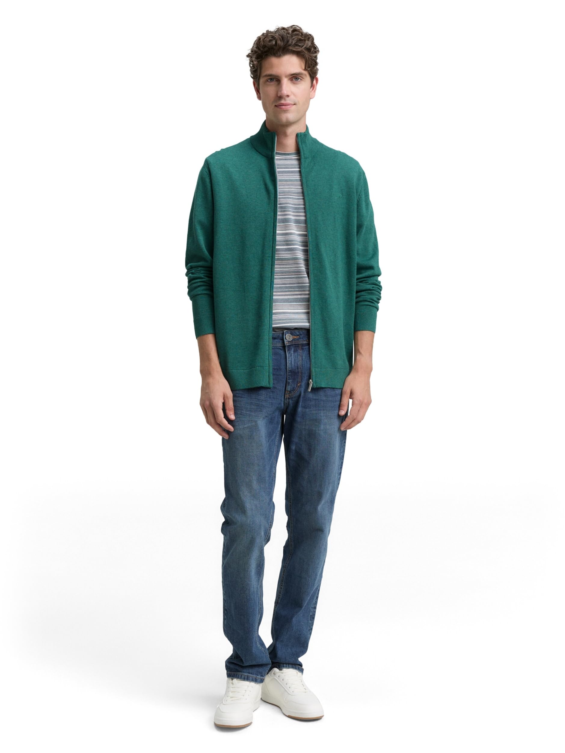 TOM TAILOR 1047571 Suéter cárdigan Hombre