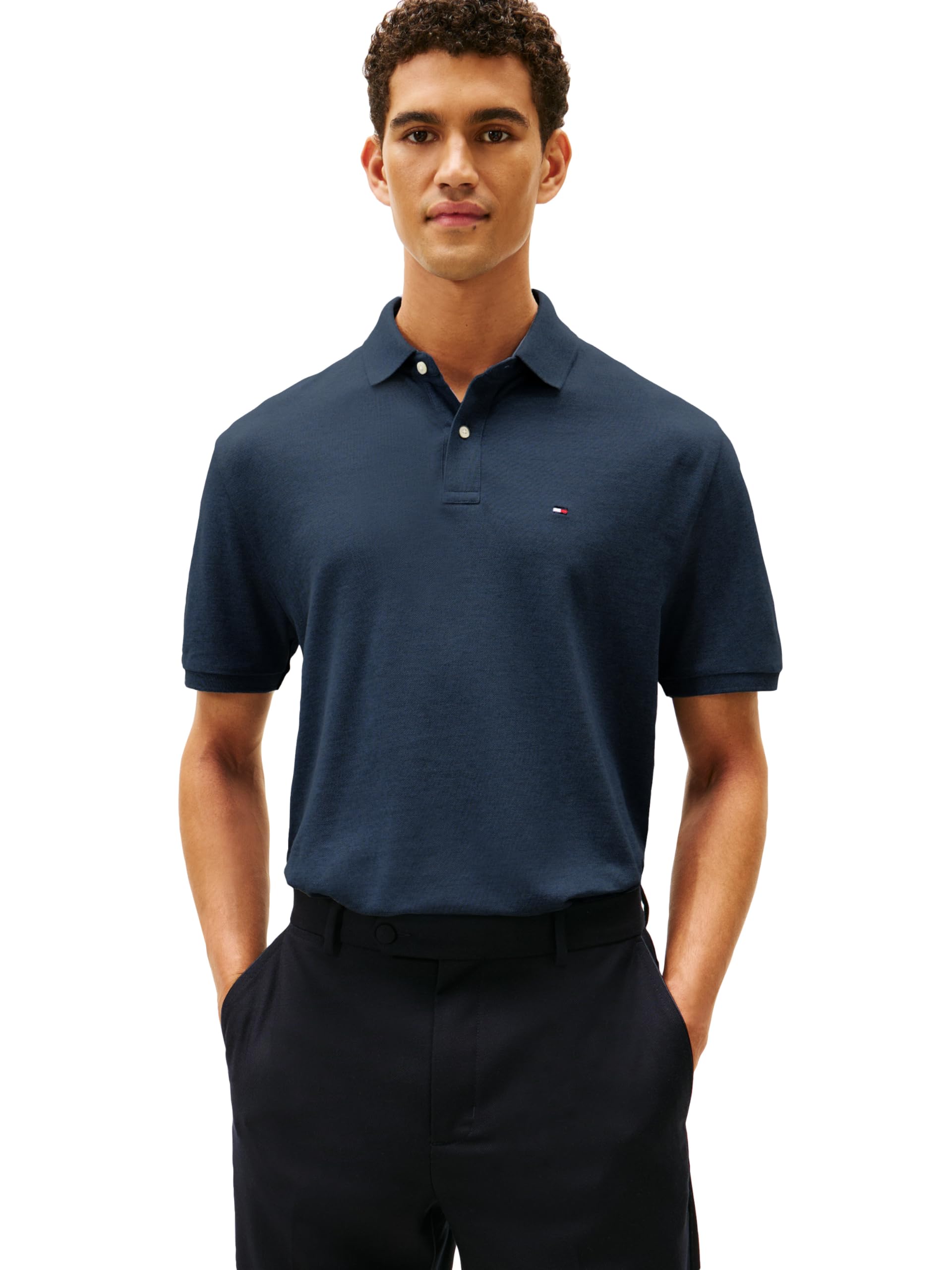 Men's Short Sleeve Cotton Pique Polo Shirt in Classic Fit