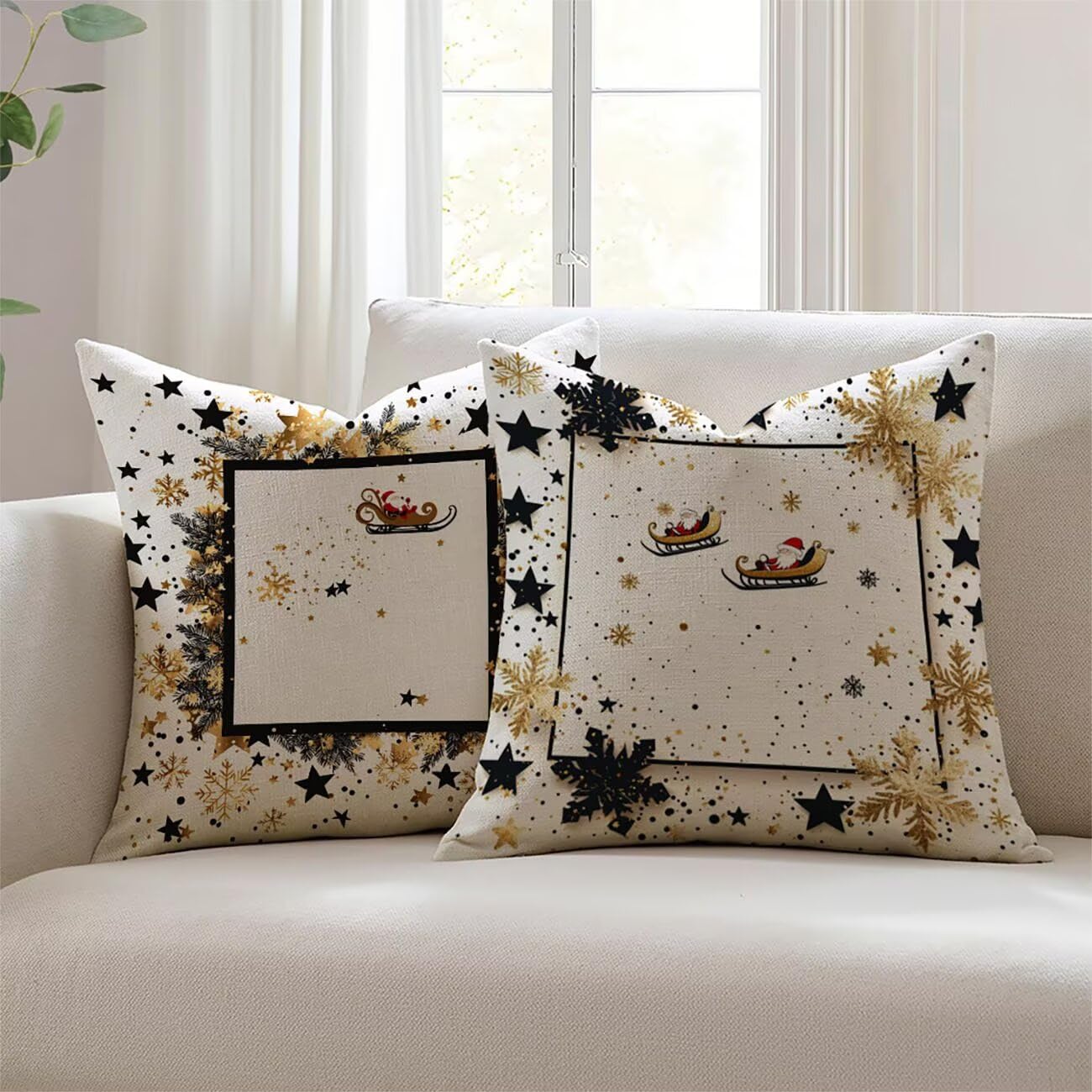 Housses de coussin extérieur en lin déperlant pour sublimer votre canapé de terrasse