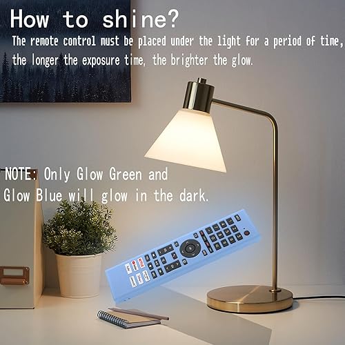 Miniatura 2 de Hisense - Funda de silicona para mando a distancia 4K UHD Android Smart TV, a prueba de golpes, color azul brillante