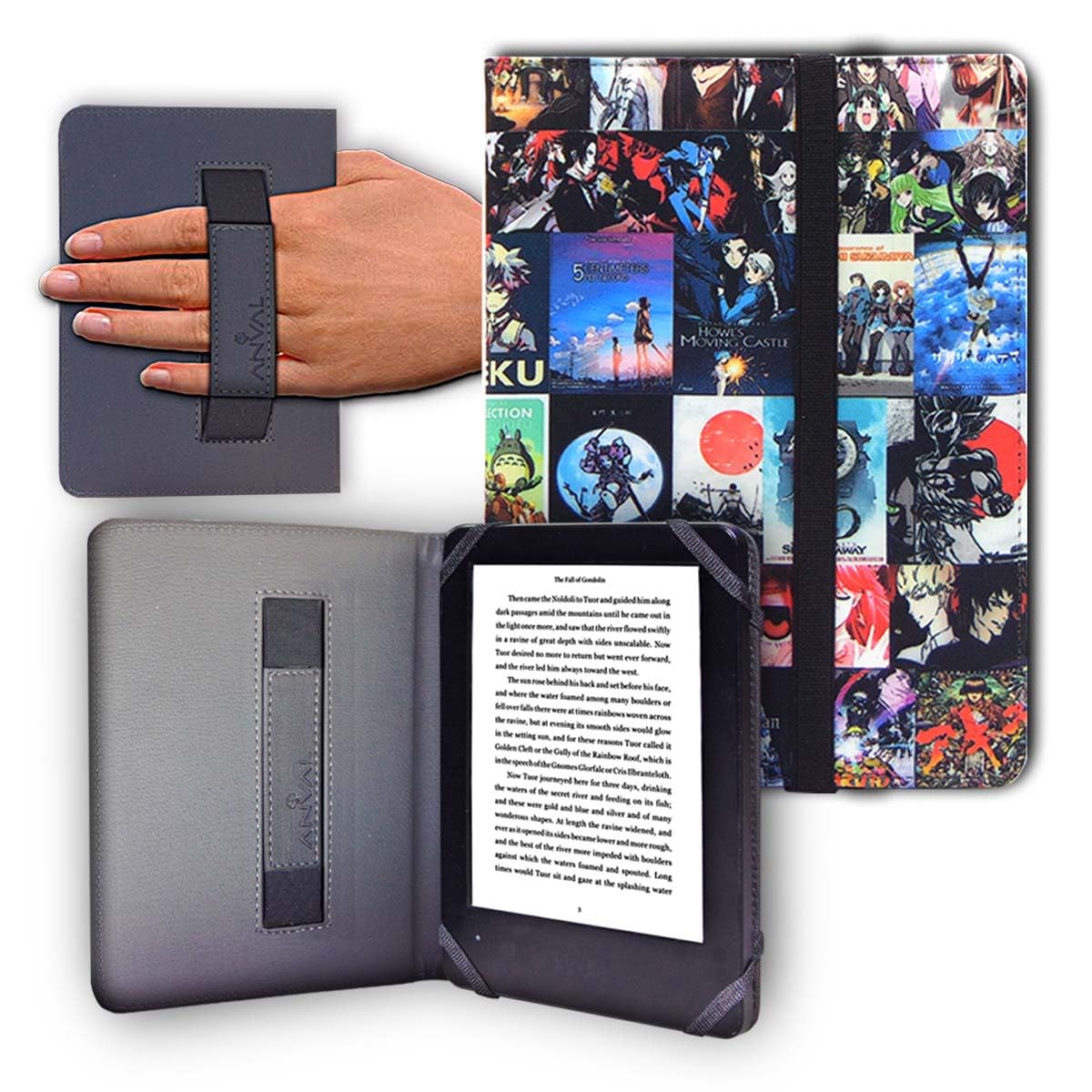Funda para Libro electrónico eReader eBook de 6 Pulgadas - Kobo, Woxter, Tagus, BQ, Energy, SPC, Inves, Papyre, Wolder, Nolim - 6" Universal - elástico (173) — view 14