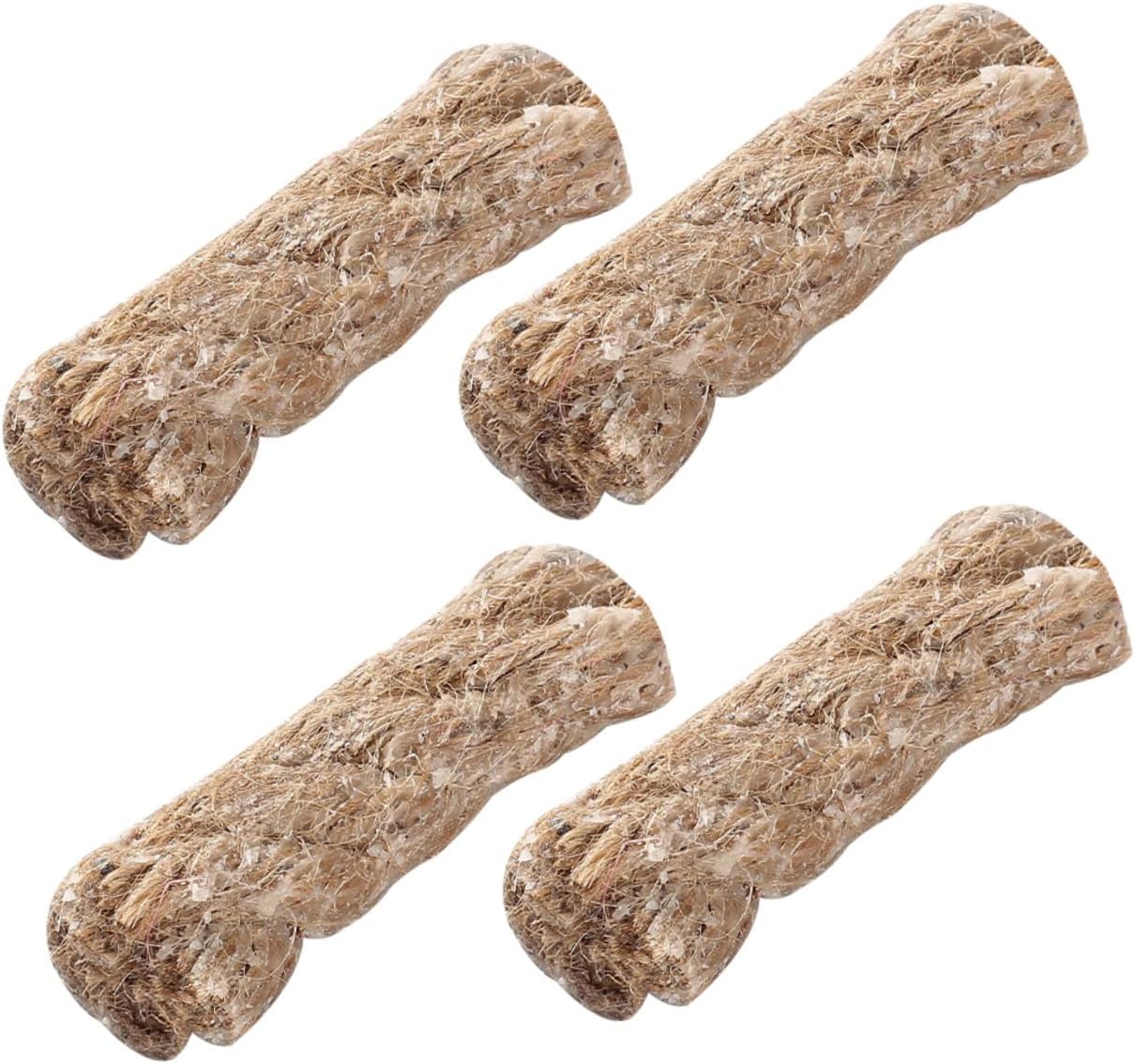 YARNOW 4pcs Hemp Ropes Camping Fire Starter Ropes for Outdoor Emergency Safe Windproof