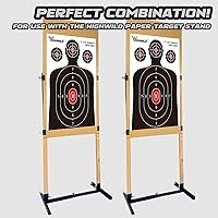 Vista 13 de Highwild Soporte de papel para objetivo de tiro al blanco - 17X25 Pulgadas - Adecuado para pistolas, rifles, armas de aire, armas de balines