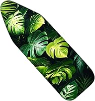 Vista 23 de Funda para tabla de planchar con estampado de leopardo Nuxovilar, 15 x 54 pulgadas, se adapta a la mayoría de las tablas estándar, accesorio