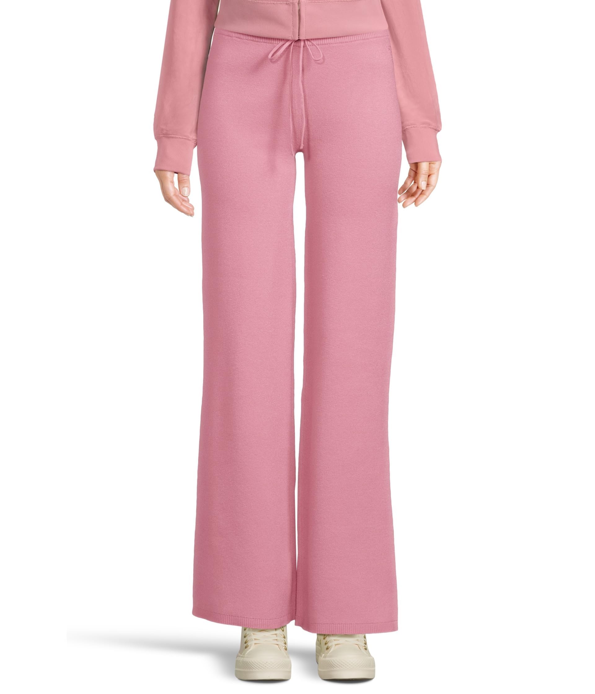 Juicy Couture Womens Sweater Wide Leg Pants