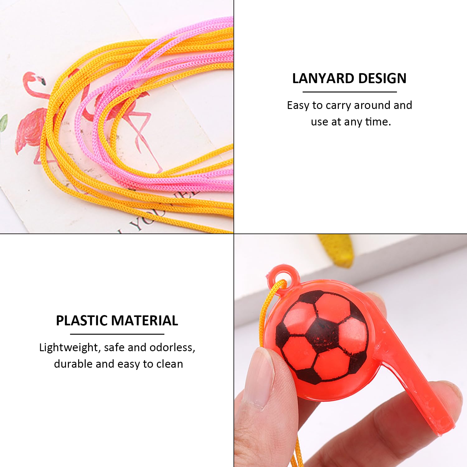 Kit Arbitro Completo AMANDELIZABE: 4 Carte Rosse/gialle, 2 Fischietti Metallici + Portacarte Nero Con Report Partite - Foto 4