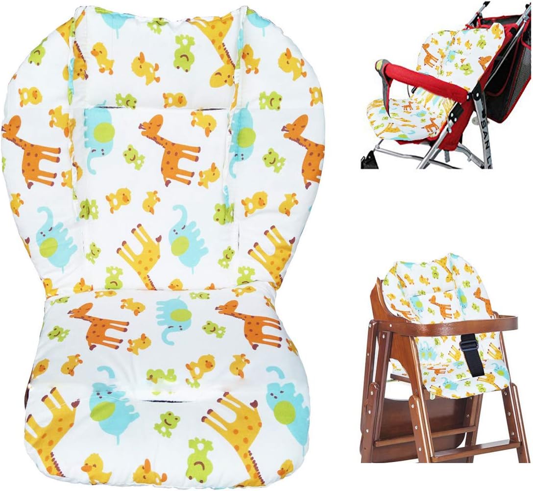 Twoworld High Chair Cushion, Large Thickening Baby High