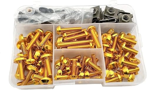 Miniatura 8 de Kits de carrocería de motocicleta Kit de tuercas de carenado de motocicleta, tornillos de sujeción para FZ6R MT01 MT03 MT25 MT125 FZ8 TDM 900 MT125