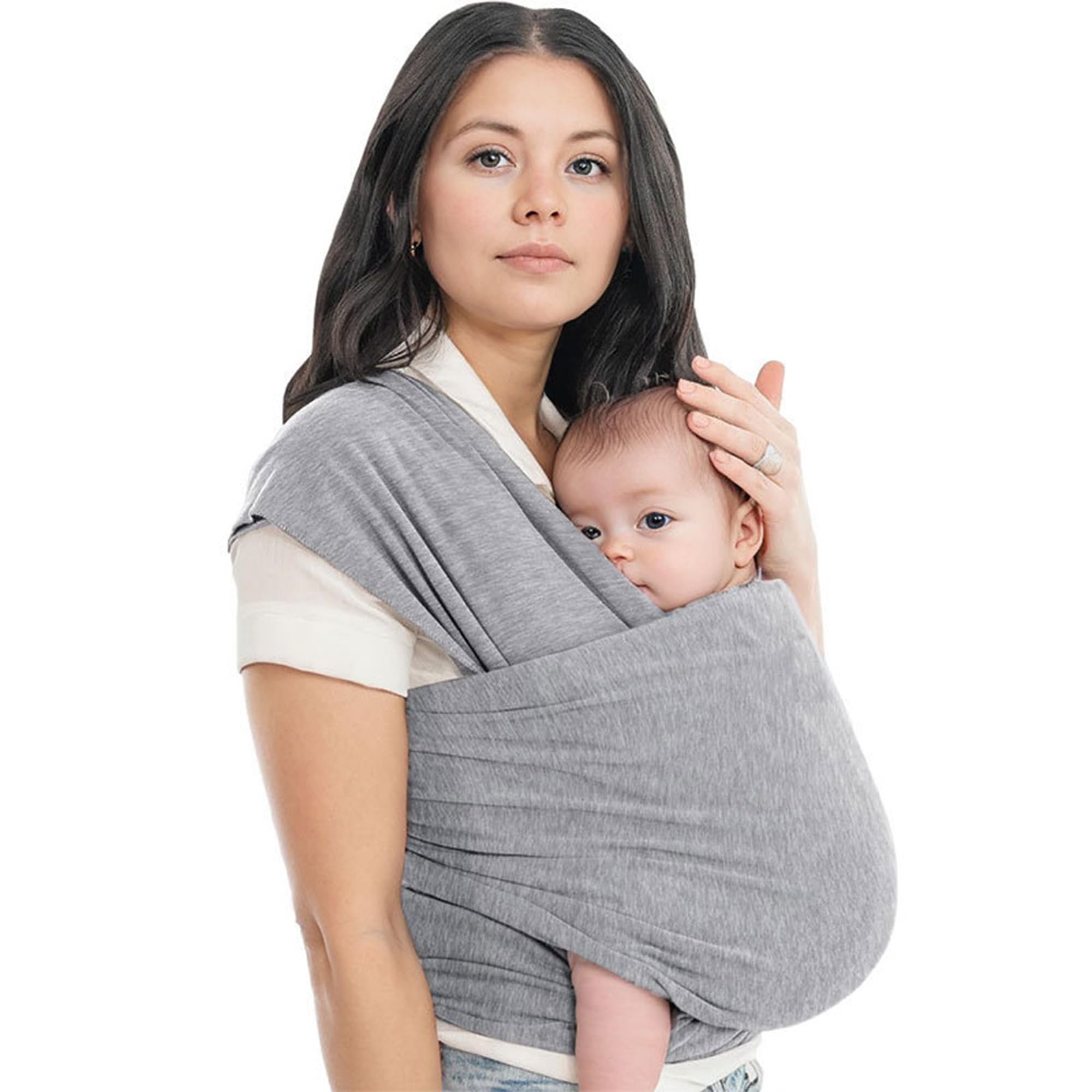 CINY Baby Sling Wrap Newborn to Toddler, original Babytrage für Neugeborene und Kleinkinder, Stretch-Babytrage vorne, Kuscheltrage für alle Jahreszeiten geeignet