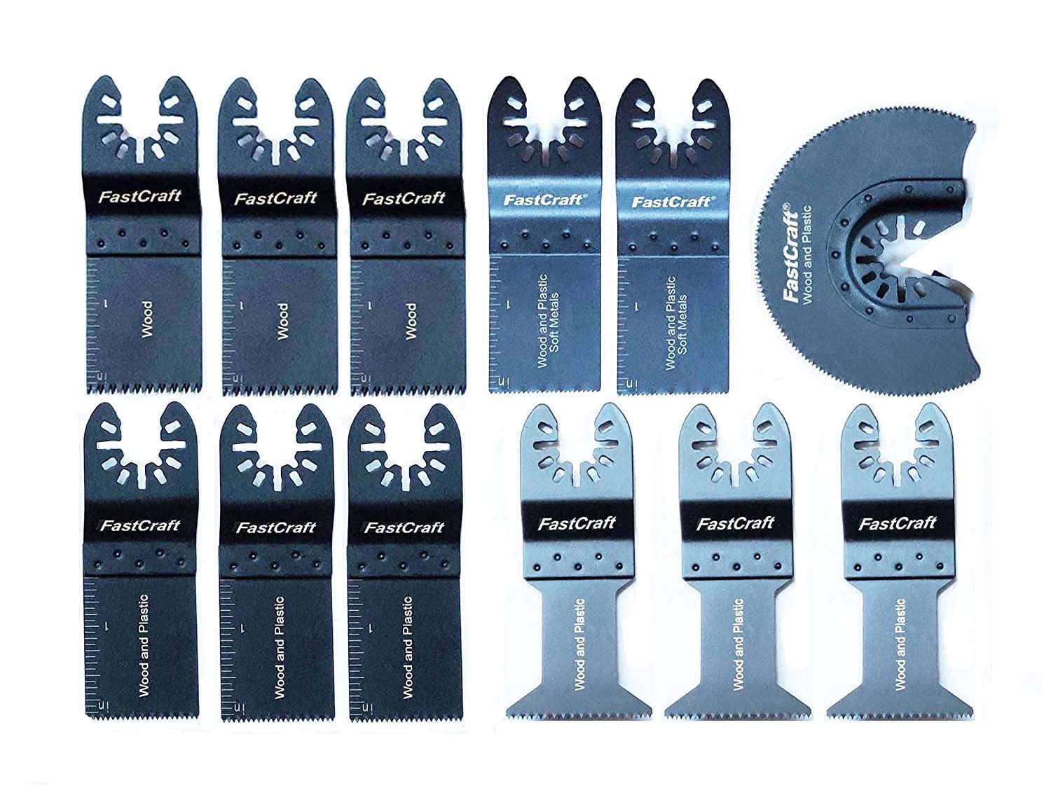 FastCraft 40-Piece Oscillating Saw Blades Set - Professional Multi-Purpose Blades