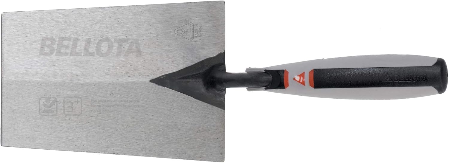 70% Off Discount Forged Nordic square trowel, handle made from two materials 180 x 130 mm