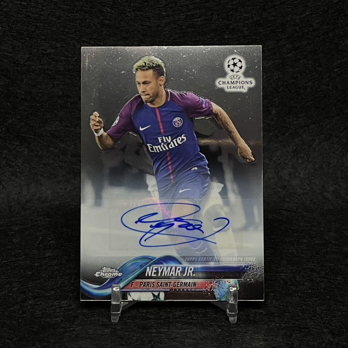 Amazon.co.jp: 初代Chrome UEFA 2018 Topps Chrome Neymar Jr 