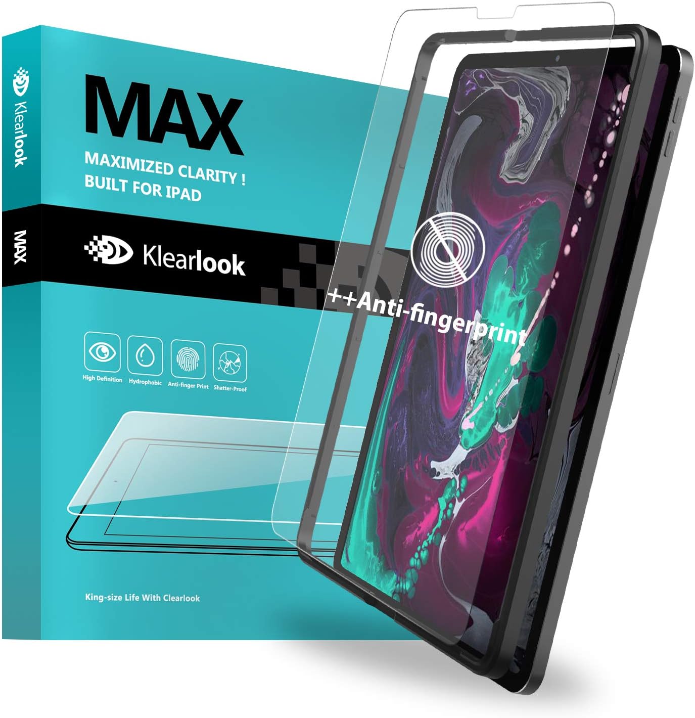 Matte Screen Protector for (iPad Air 5 2022/ iPad Air 4 2020, 10.9 Inch) and iPad Pro 11 Inch(2021/2020/2018),Klearlook Anti-Glare Tempered Glass Screen Film Compatible iPad Pro 11&iPad Air 5/Air 4