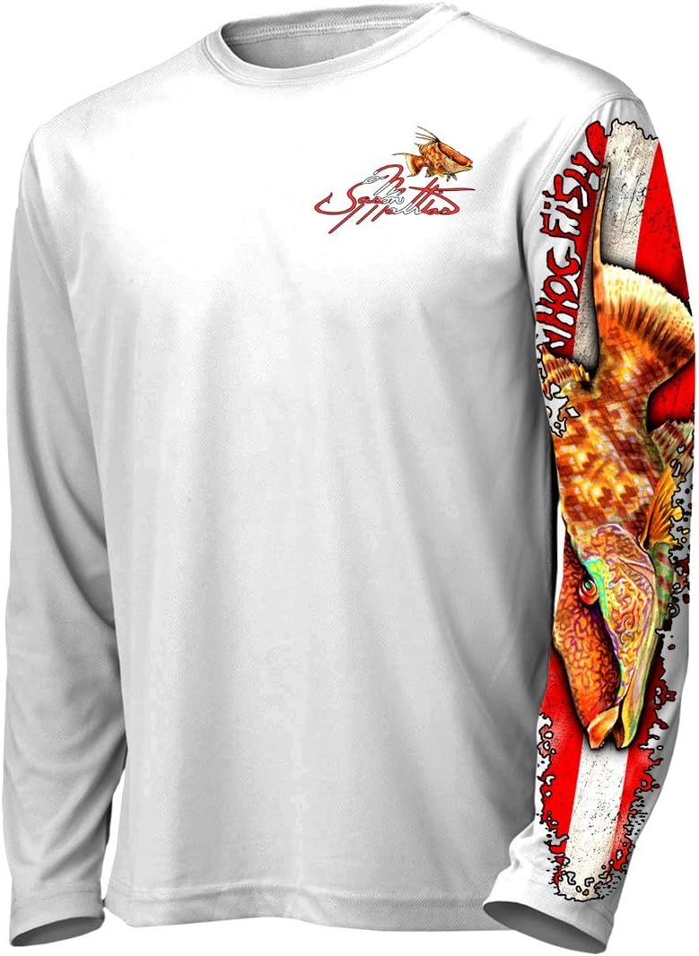 Hogfish Dive UPF 50+ Long Sleeve High Performance Long Sleeve Shirt (JM004)