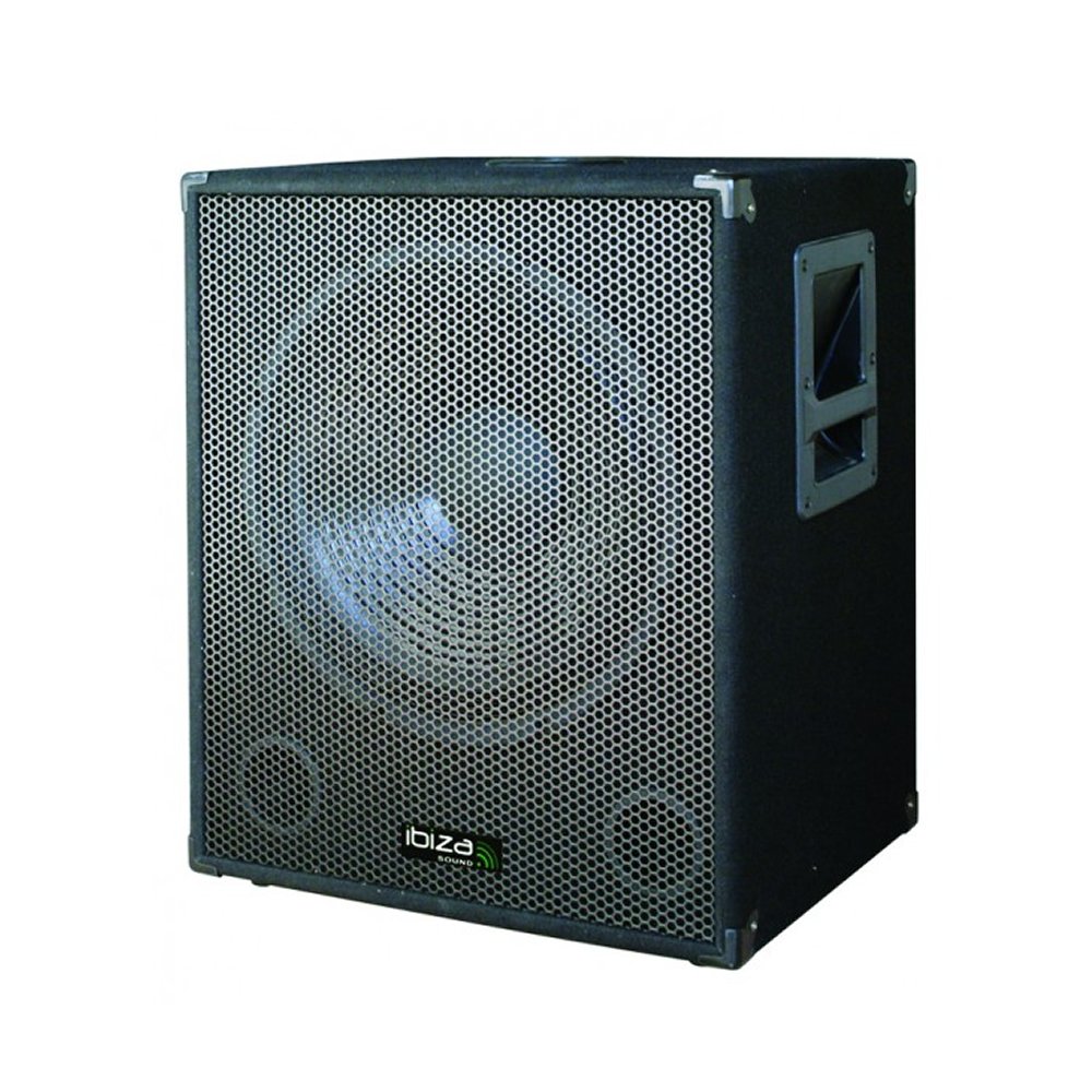 Ibiza Subwoofer 800W 15", 800 W, Nero