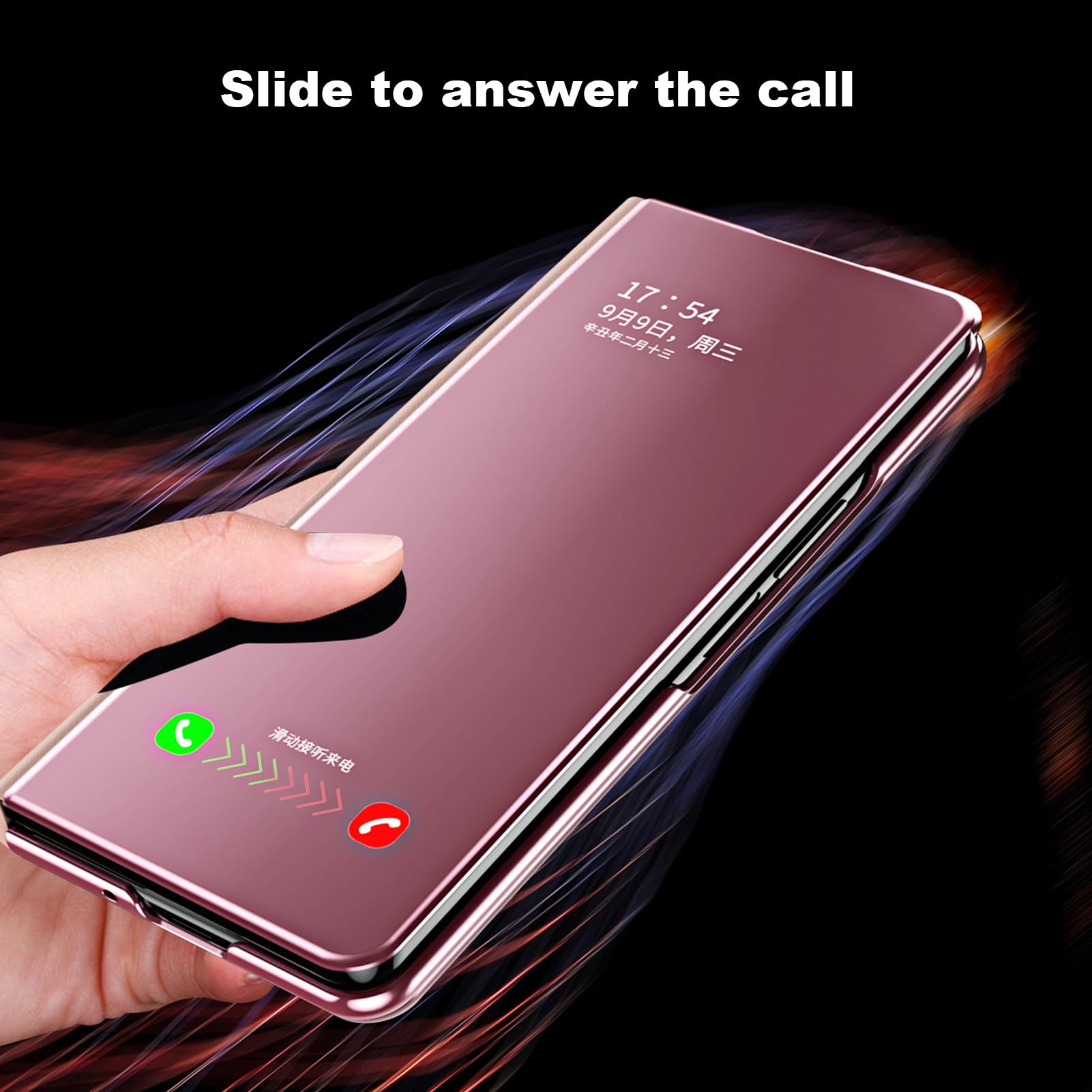 Placcatura Cover Per Samsung Galaxy Z Fold 8 Ultra, Visibile Ribalta