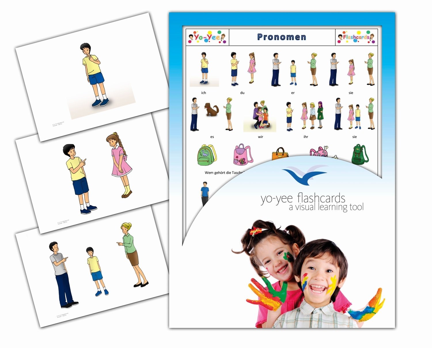 Buy YoYee Flashcards Pronouns and Possessive Adjectives Flashcards