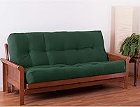 Vista 19 de Blazing Needles Colchón futón de sarga Renewal de 9 pulgadas, matrimonial, índigo