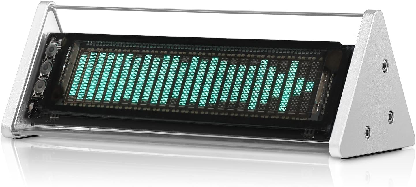 Buy Upgraded] VFD Audio Spectrum Analyzer Bluetooth 5.0 Receiver 3.5mm