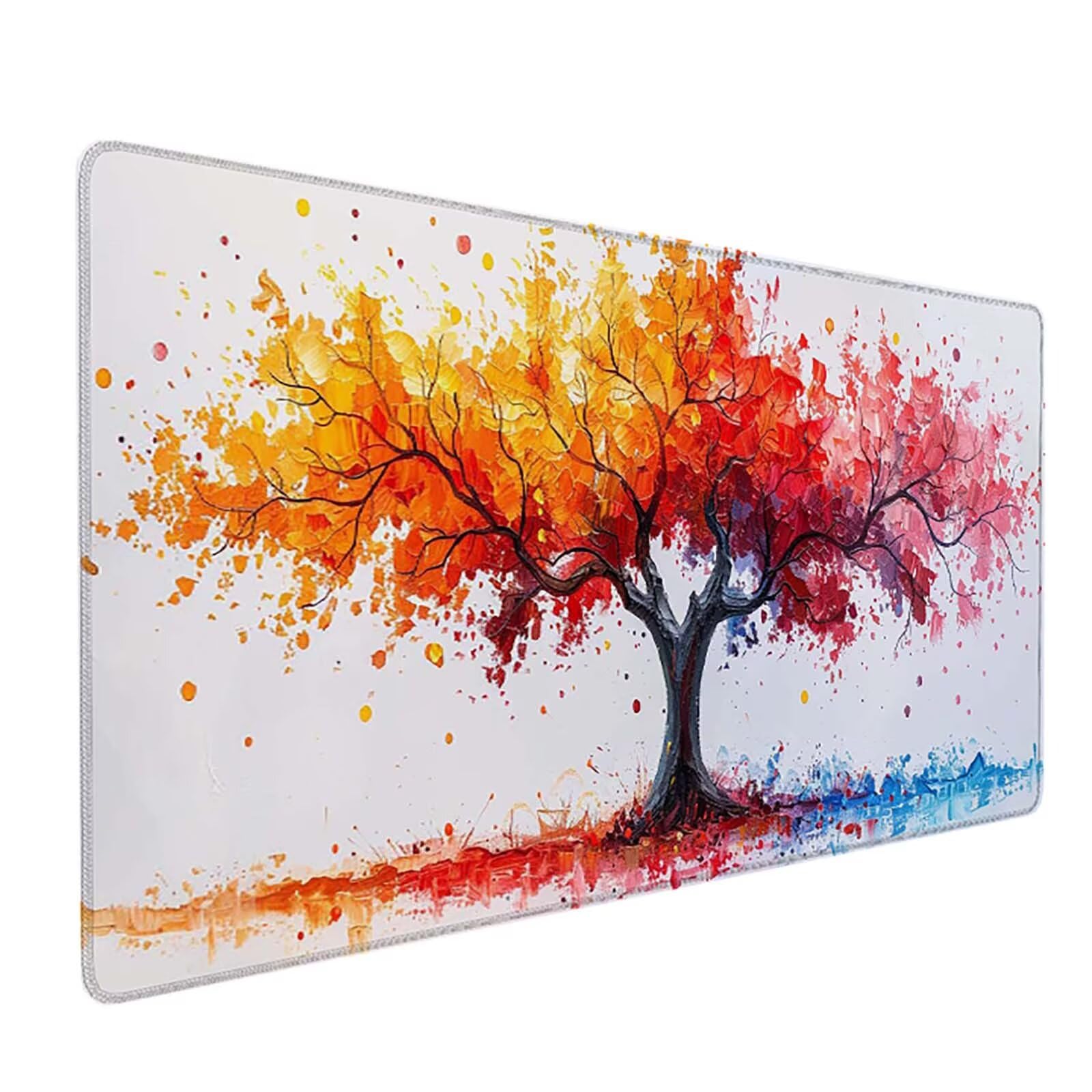 Podkładka pod mysz XXL 1600x800x3mm, czerwona podkładka pod mysz do gier z antypoślizgową gumową powierzchnią, poprawia precyzję i szybkość, komputer dla gracza i akcesoria biurowe, prezent dla
