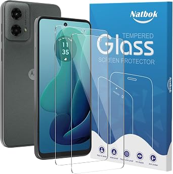 2 Pack Compatible with Moto G 5G 2024 Screen Protector,Full Coverage 9H Tempered Glass Film,HD Clear Scratch Resistant,Bubble-Free for Motorola Moto G 5G 2024 Screen Protector
