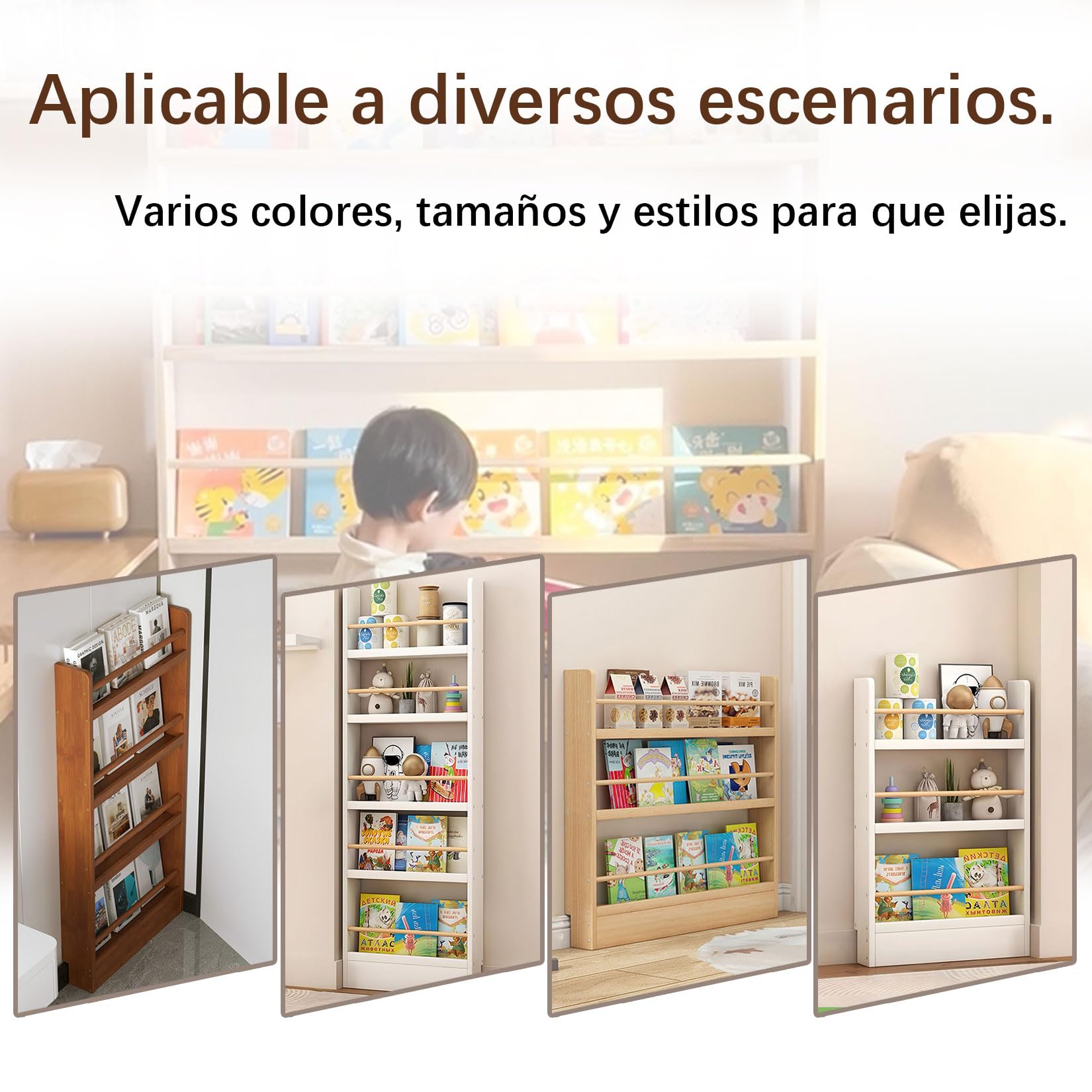 Estantería Ahorra Espacio, Estantería de Puerta Ultra Estrecha de 10 cm, Muebles de Almacenamiento Detrás de la Puerta, Mueble de Almacenamiento para Sala de Estar y Estudio