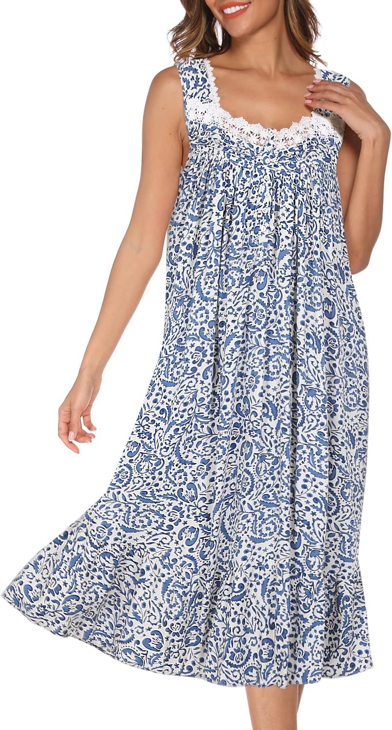Blue White Flower
