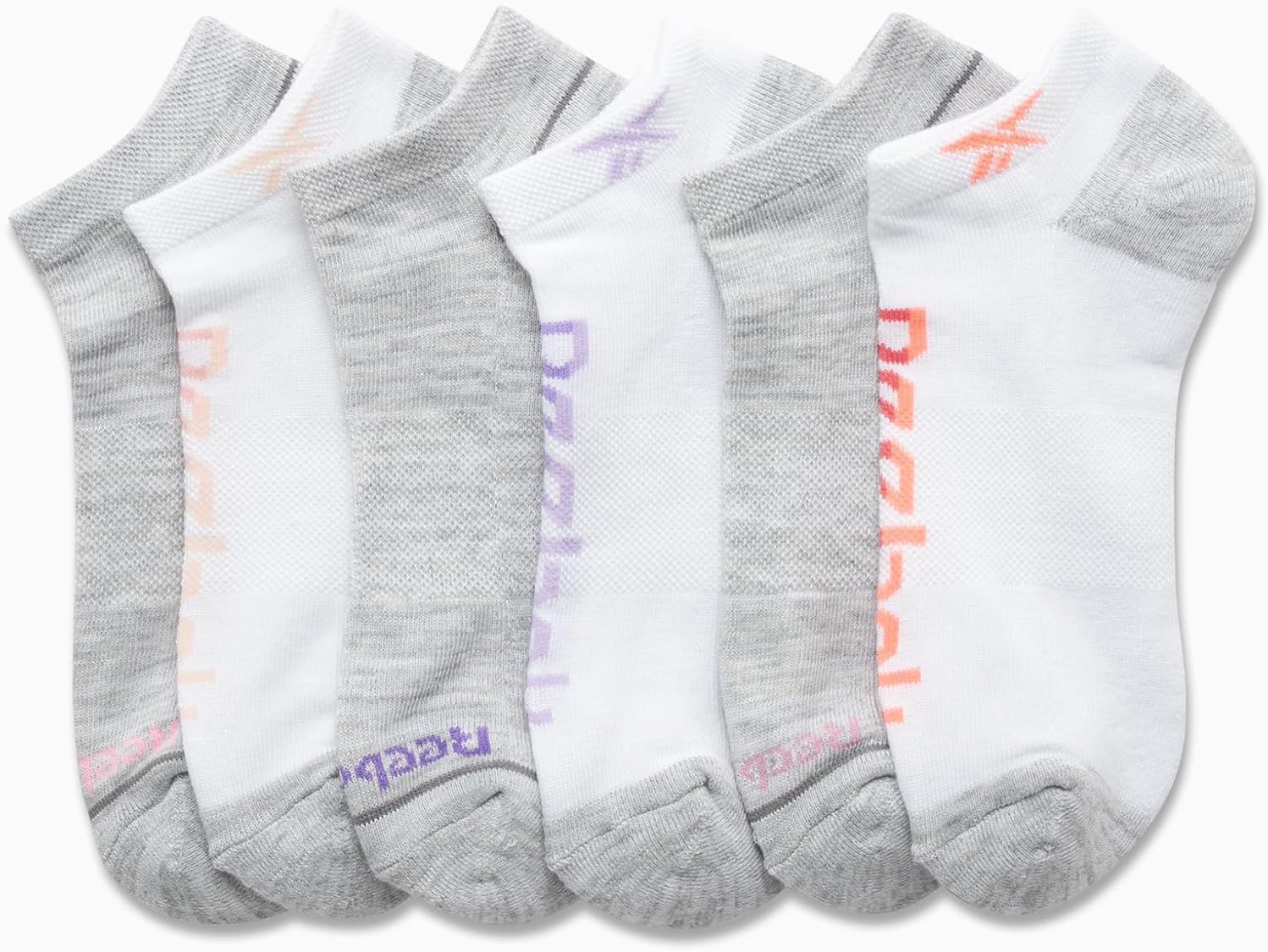 Reebok Womens Athletic Socks - Performance Cushioned Low Cut Socks (6 Pack)