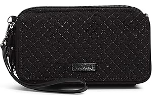 Vera Bradley Women's Microfiber All in One Crossbody Purse with RFID Protection