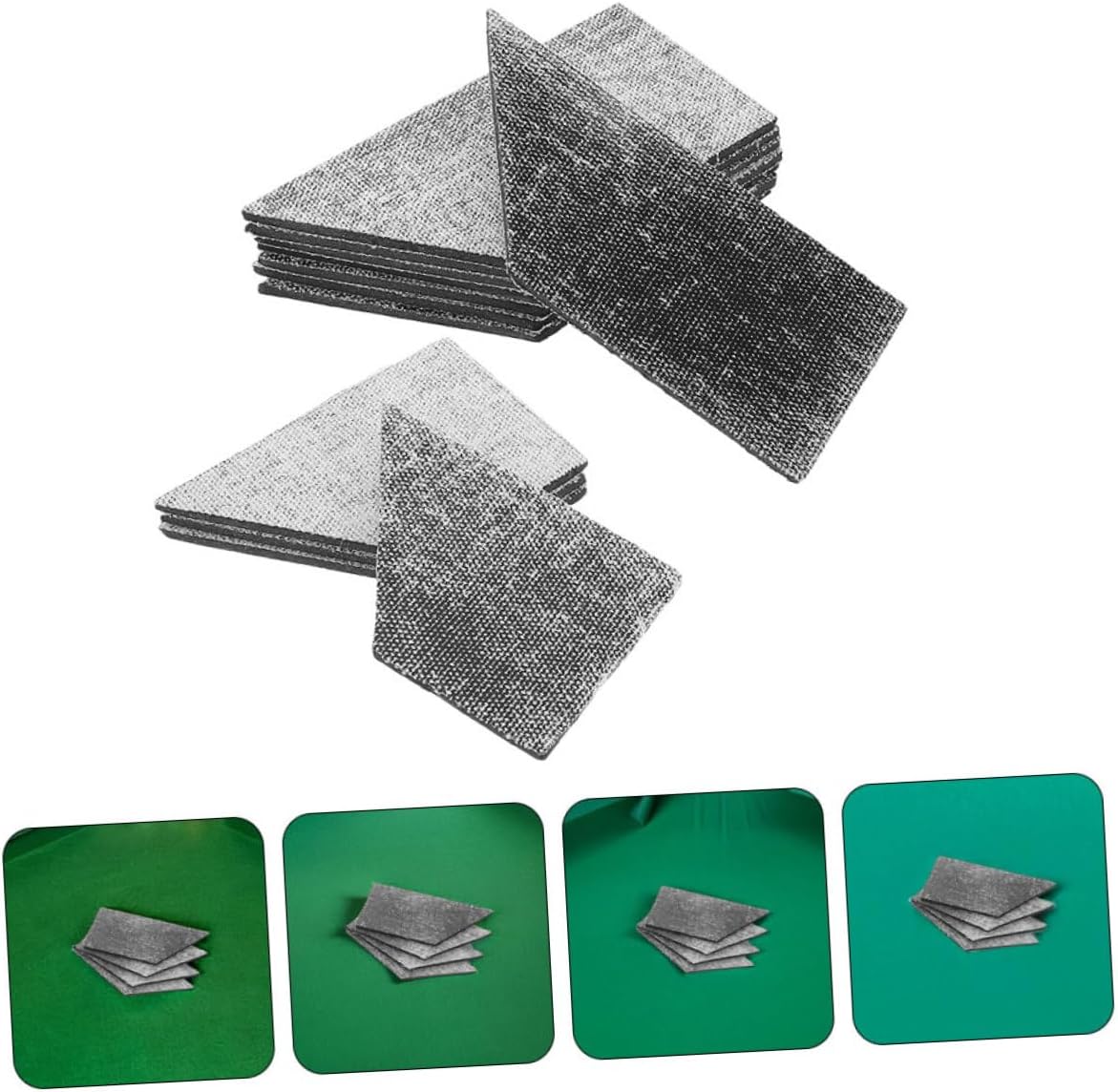 24pcs Billiard Table Replacement Parts Rubber Bumpers for Pocket Protection Easy Installation for Pool Table Corner Hardware Accessories