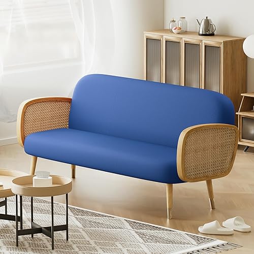 Miniatura 3 de MoNiBloom Funda elástica para futón de tamaño Queen, sin brazos, protector de muebles, duradera y lavable, con cremallera, para adultos, niños y