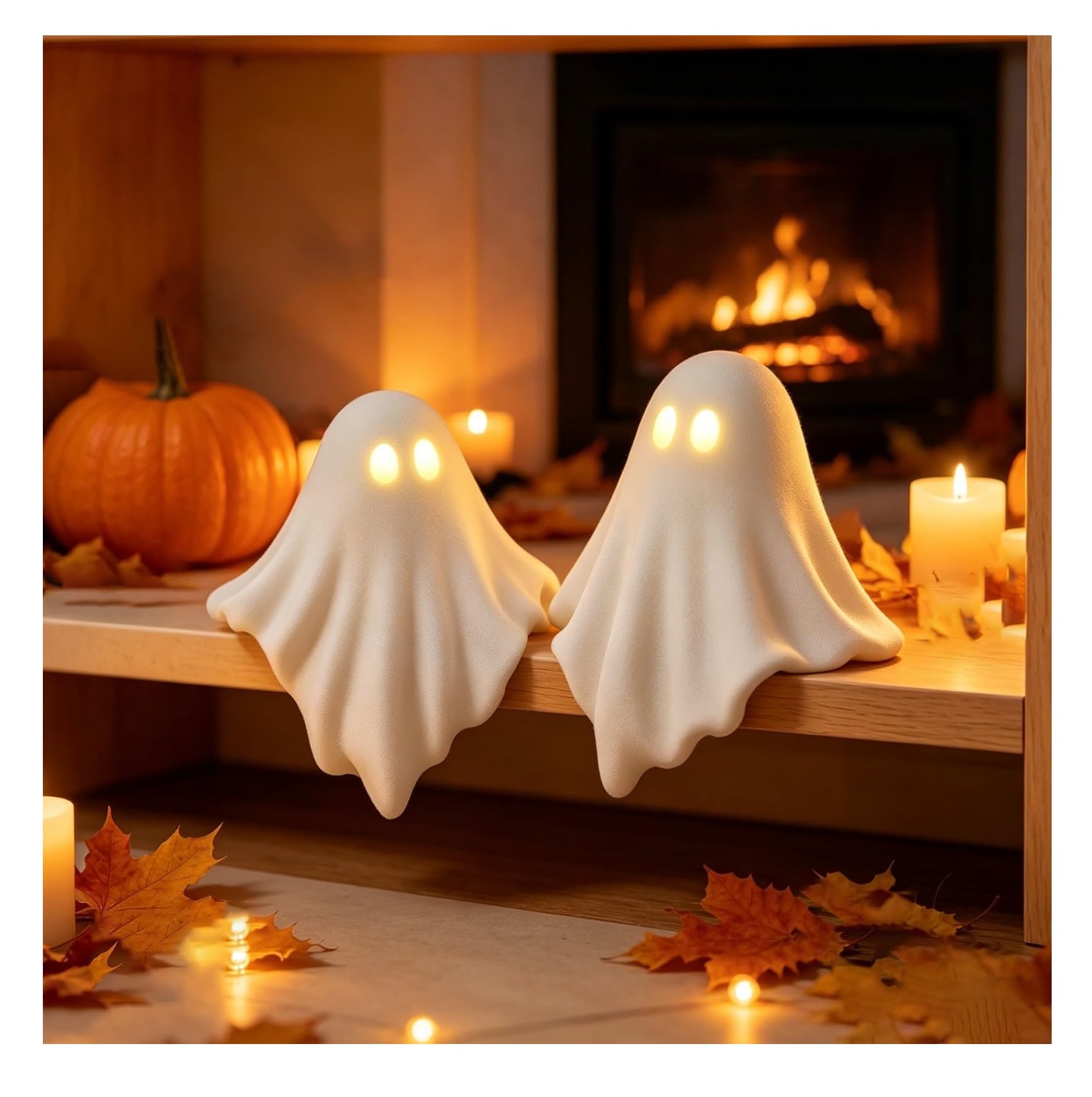 Figura de fantasma de Halloween 2026 ideal para decorar la entrada y el dormitorio este otoño