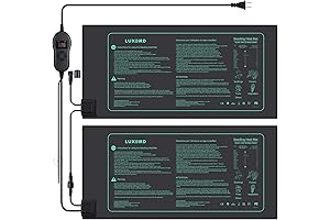 2-Pack Seed Mat with Digital Thermostat for Seed Starting, LB-HT02