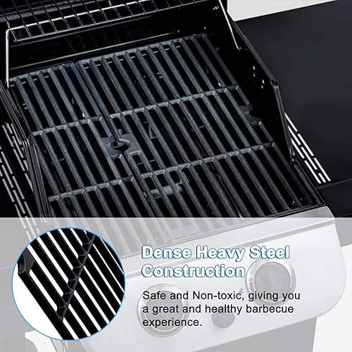 Miniatura 6 de Adviace Rejillas de parrilla para Charbroil Performance 2 Burner 463673519 piezas de repuesto, rejilla de cocción de hierro fundido para Char-Broil