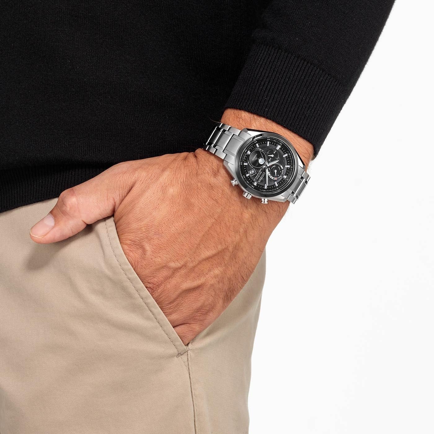 Citizen Herren-Uhren Analog Eco-Drive, Funk