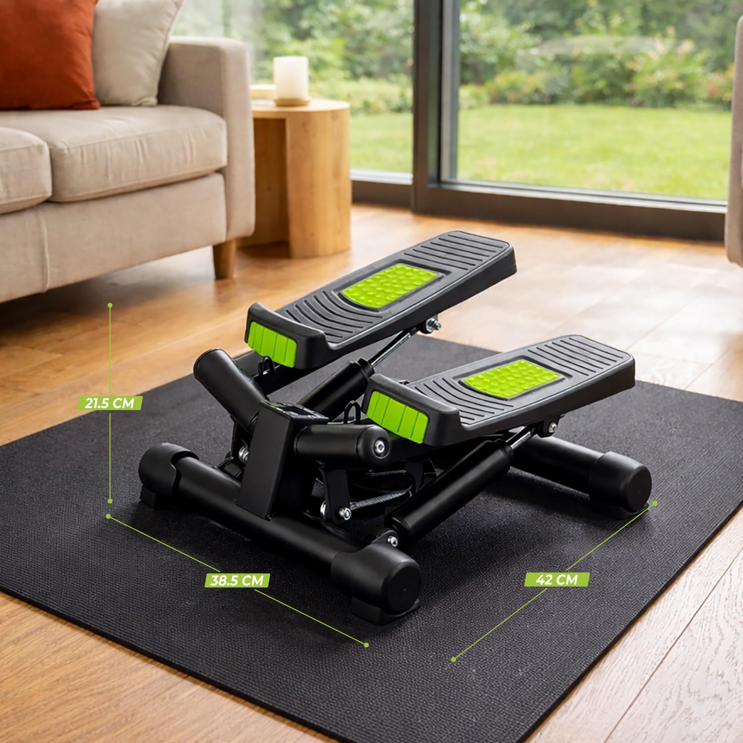 VirtuFit ST10 2 in 1 Side Stepper - con Computer e Cavi di Resistenza