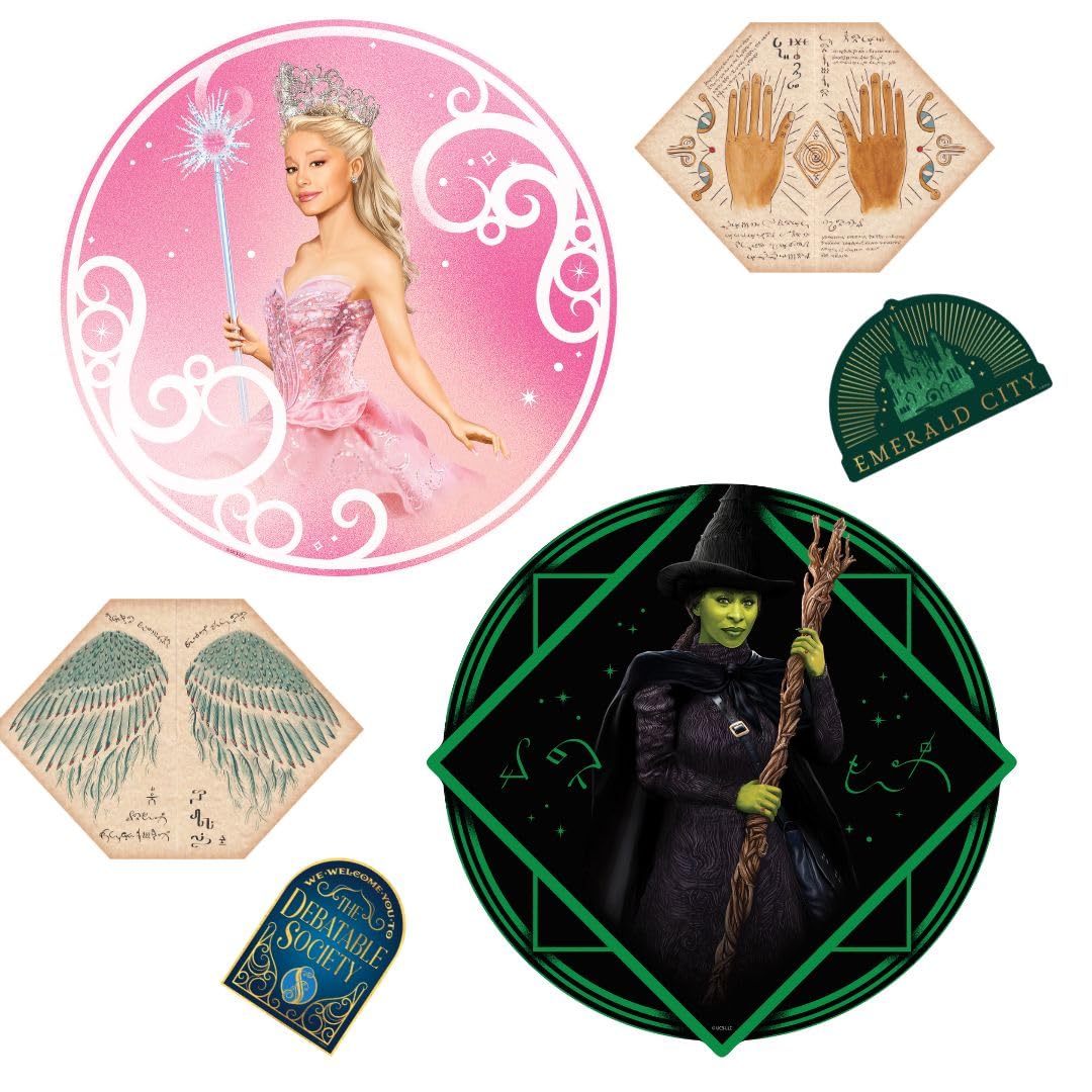 Star Cutouts RD007 Wicked Witches Elphaba & Glinda – 13-Piece Decoration Pack | Movie Party, Birthday & Room Décor Set — image 1
