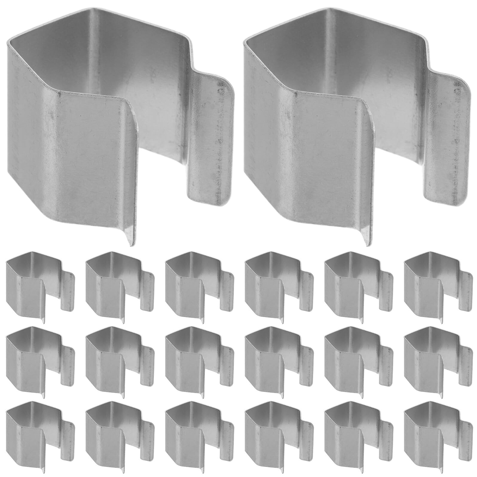 Clips pequeños de acero inoxidable para asegurar mosquiteros de ventanas en verano