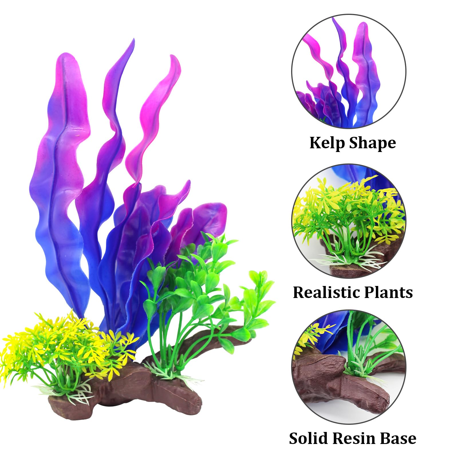 MultiValue Fish Tank Plants Decor - Image 3