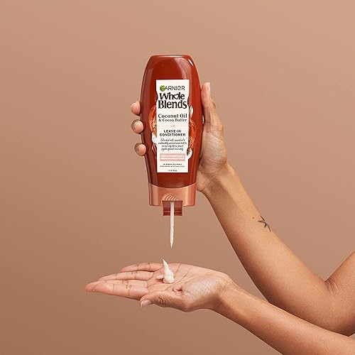 Miniatura 10 de Garnier Champú y Acondicionador para el Cuidado del Cabello Whole Blendes Suavizante con extracto de aceite de coco y mantequilla de cacao , Kit