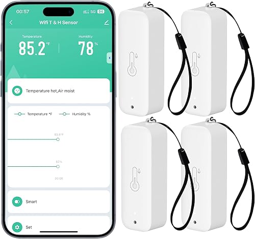 WiFi Hygromètre Thermomètre Capteur Comboss