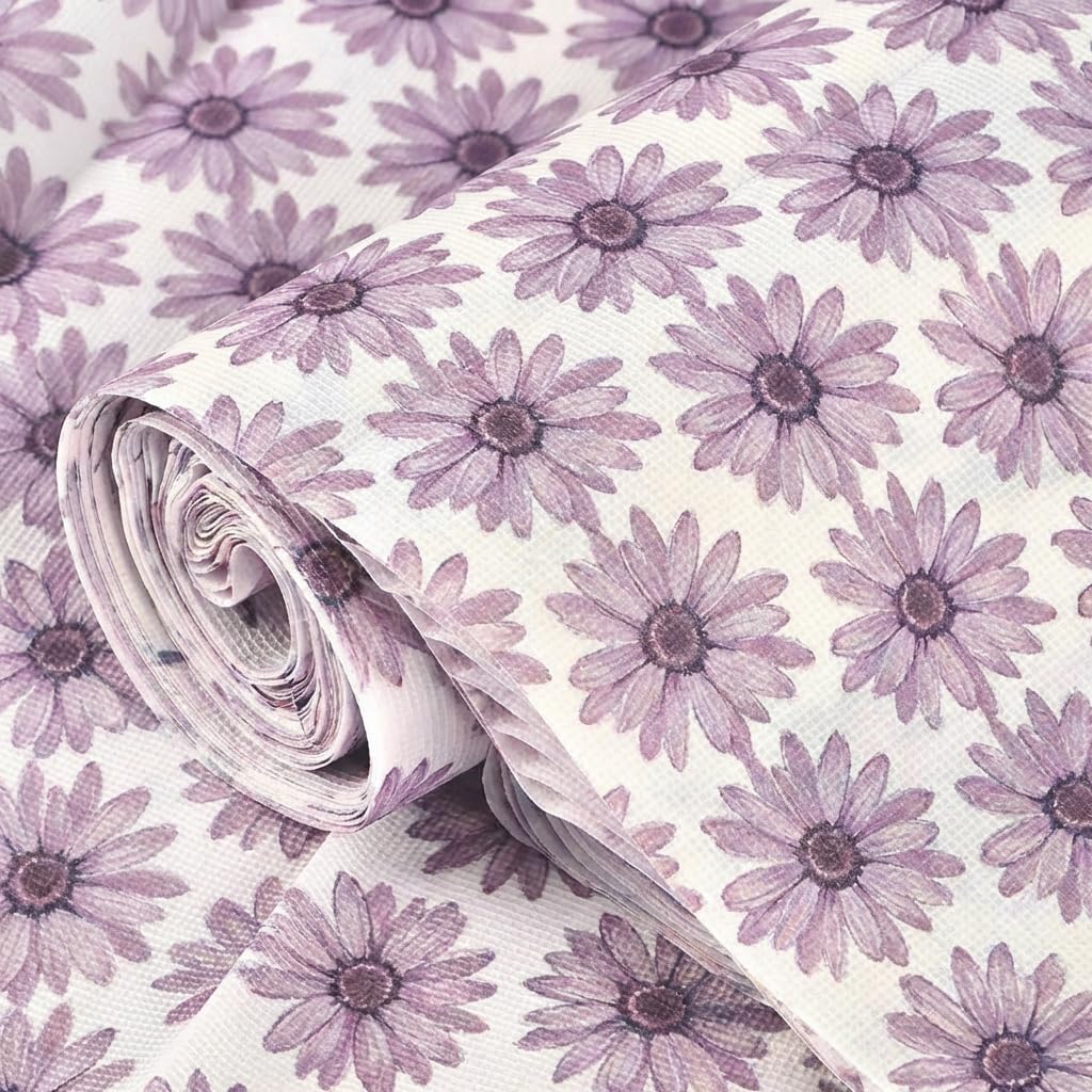 Star Weaves 5 Meter PVC Shelf Liners for Kitchen Shelves | Cupboard Mats Roll for Wardrobe | Drawer and Fridge Shelf Mat Roll | Cabinet Liners for Shelves (Purple)-image-40
