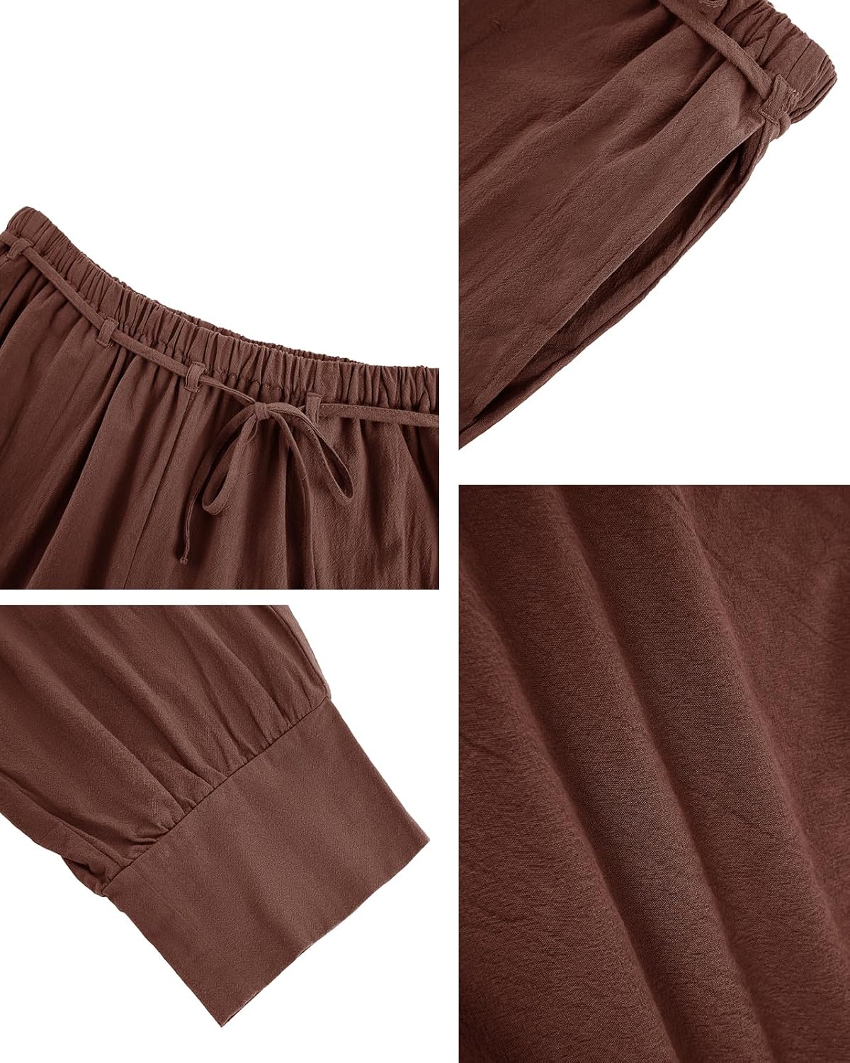 Mens Medieval Renaissance Pants Viking Pirate Mercenary Gothic Costume Cosplay Navigator Trousers - Image 4