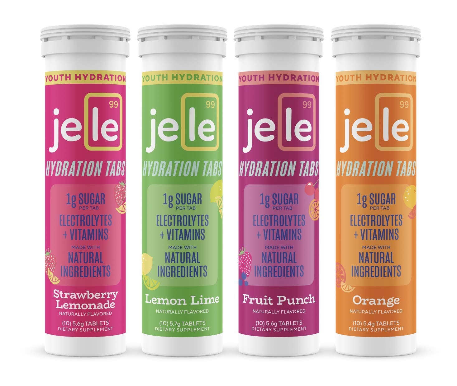 Buy Jele Hydration Electrolyte s Mixed Flavors 4 Pack (40 s Total