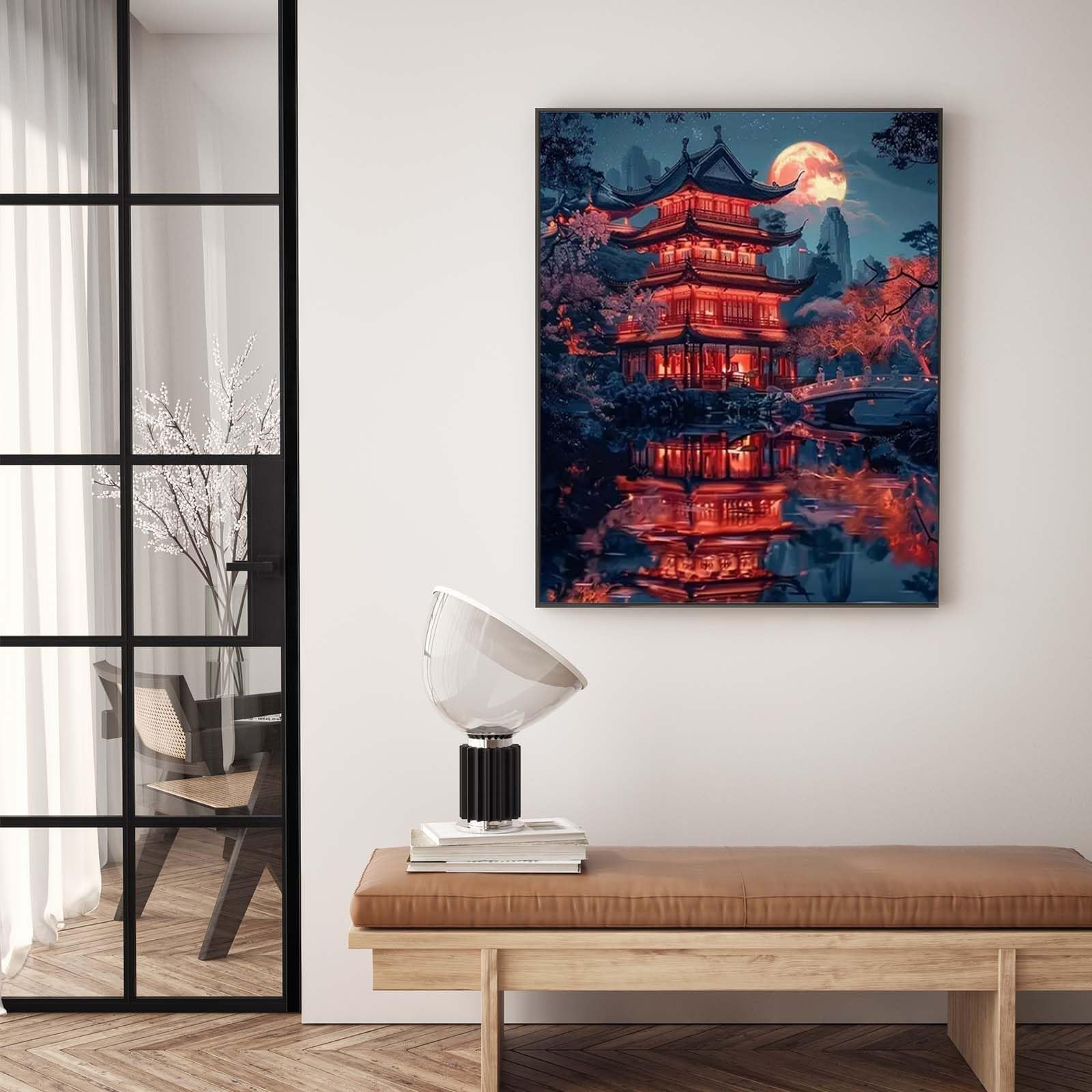 Kit Peinture Par Numéros Gutluz – Paysage Marin Adulte 50x40 Cm – Toile, Pinceaux Et Peintures Inclus