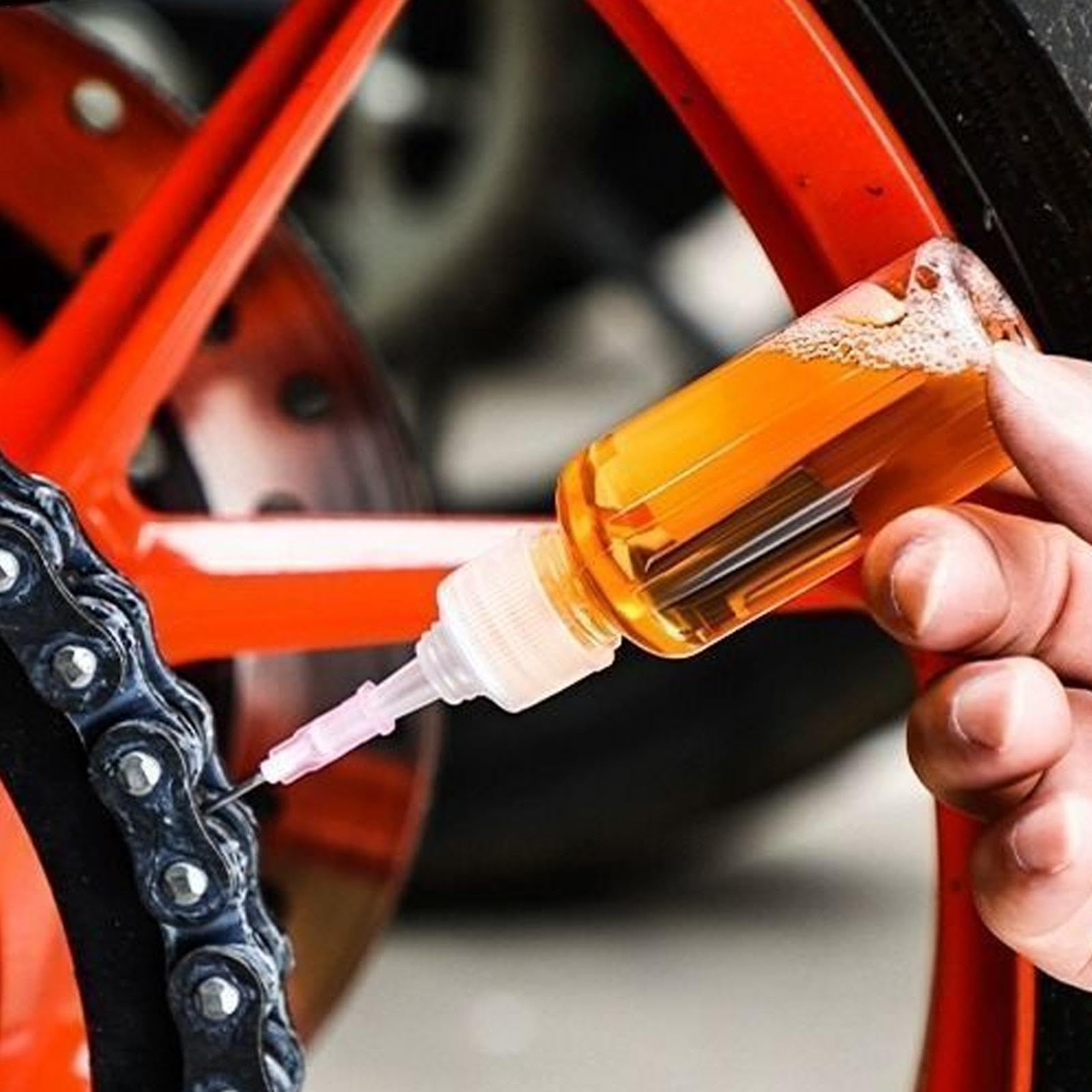 Olio Lubrificante per Catene Ecologico ad Alte Prestazioni - 60 ml per Motoseghe, Forniture Domestiche Multiuso Resistenti all'Usura, Detergente Antiruggine