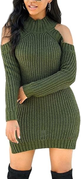 curvy sweater dress