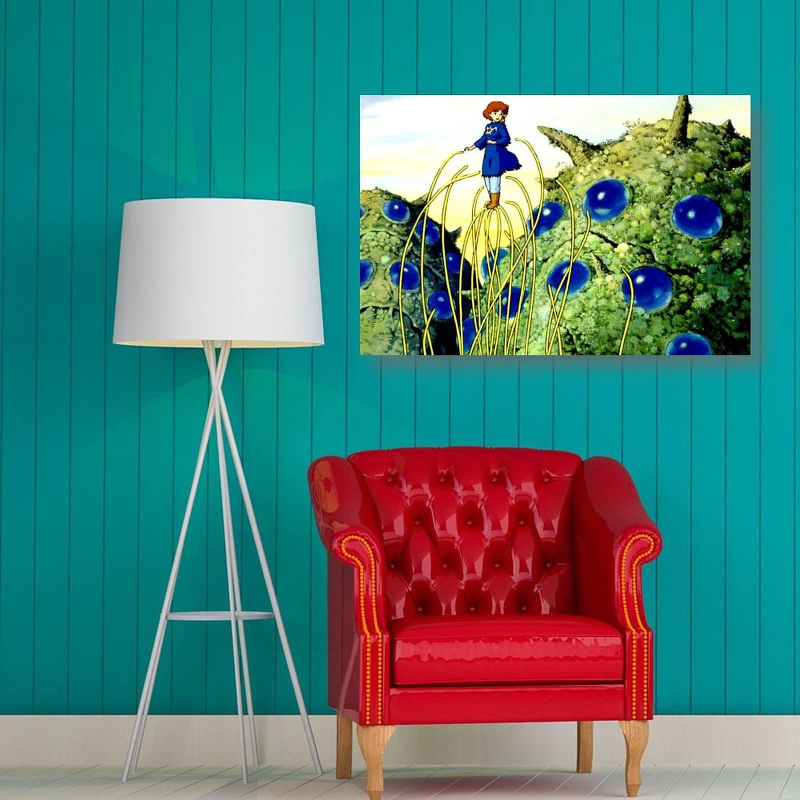 Nausicaä of The Valley of The Wind Anime Studio Ghibli Póster de la película y arte de la pared Impresión moderna de la decoración del dormitorio familiar de 20 x 30 pulgadas