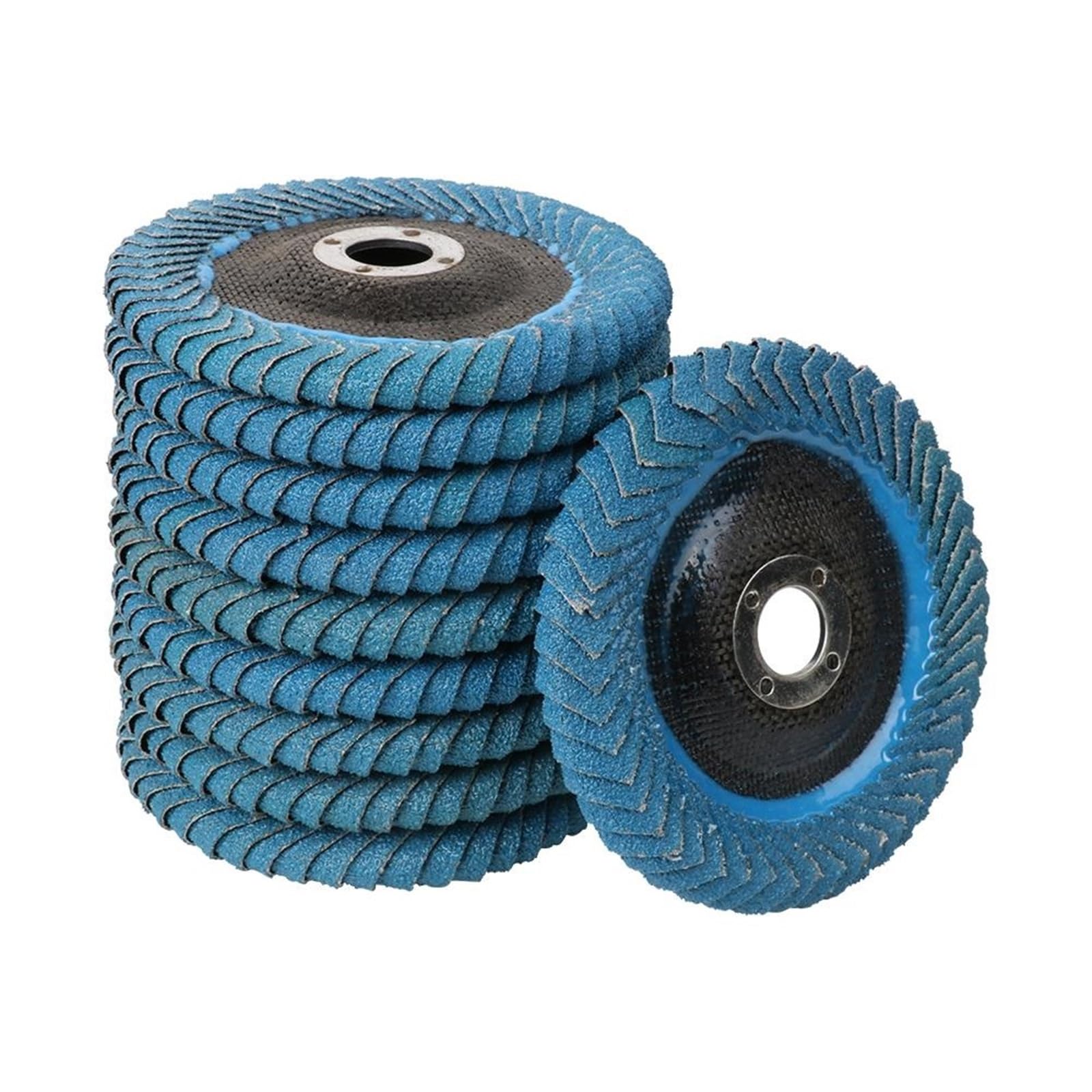 100/110/125mm Mole Dischi Lamellari Disco Abrasivo Mole Lame for Smerigliatrice Angolare Legno Utensile Abrasivo 2-10 pz