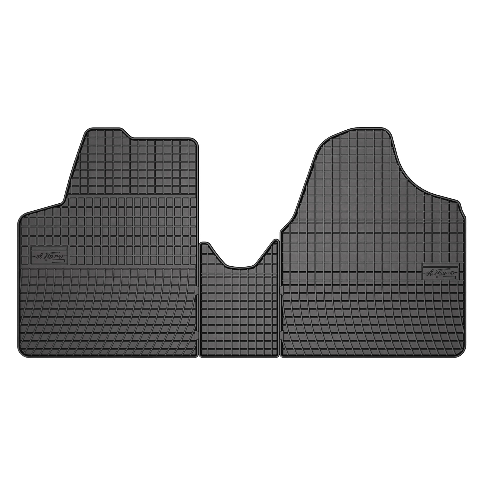 FROGUM El Toro Alfombrillas para coche para todo el año para Citroën Jumpy II 2007-2016, para Fiat Scudo II 2006-2016, para Peugeot Expert II 2006-2016, para Toyota Proace I 2013-16 | Matériau durable
